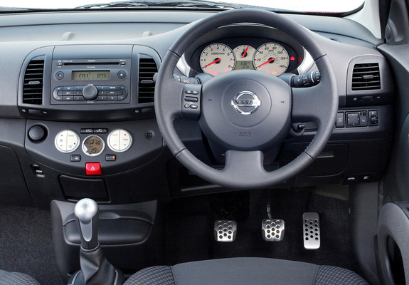 Images of Nissan Micra 160SR 3-door UK-spec (K12) 2005–07
