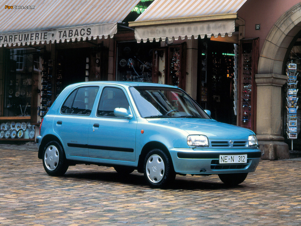 Nissan Micra 5-door (K11) 1992–97 images (1024 x 768)