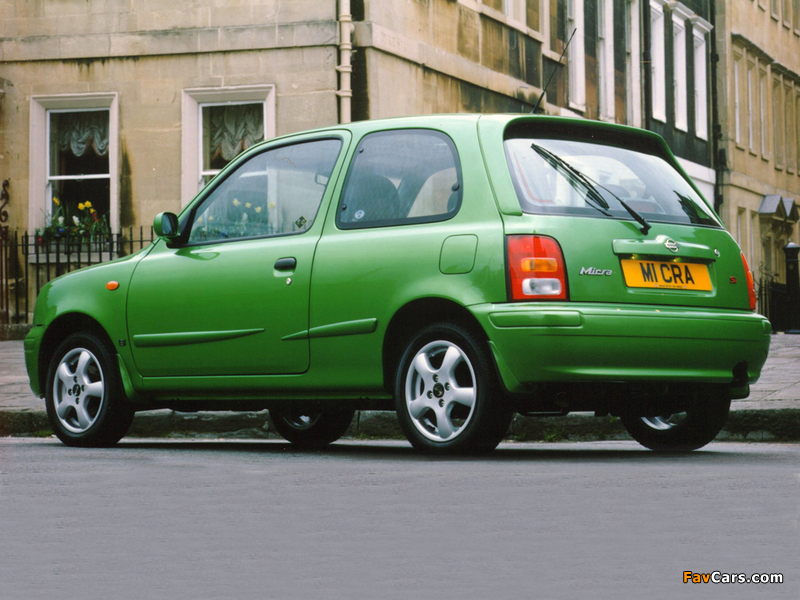 Nissan Micra 3-door UK-spec (K11B) 1997–99 wallpapers (800 x 600)