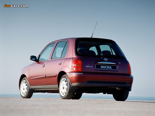 Nissan Micra 5-door (K11C) 1999–2003 pictures (640 x 480)