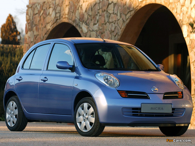 Nissan Micra 5-door ZA-spec (K12) 2004–07 images (800 x 600)