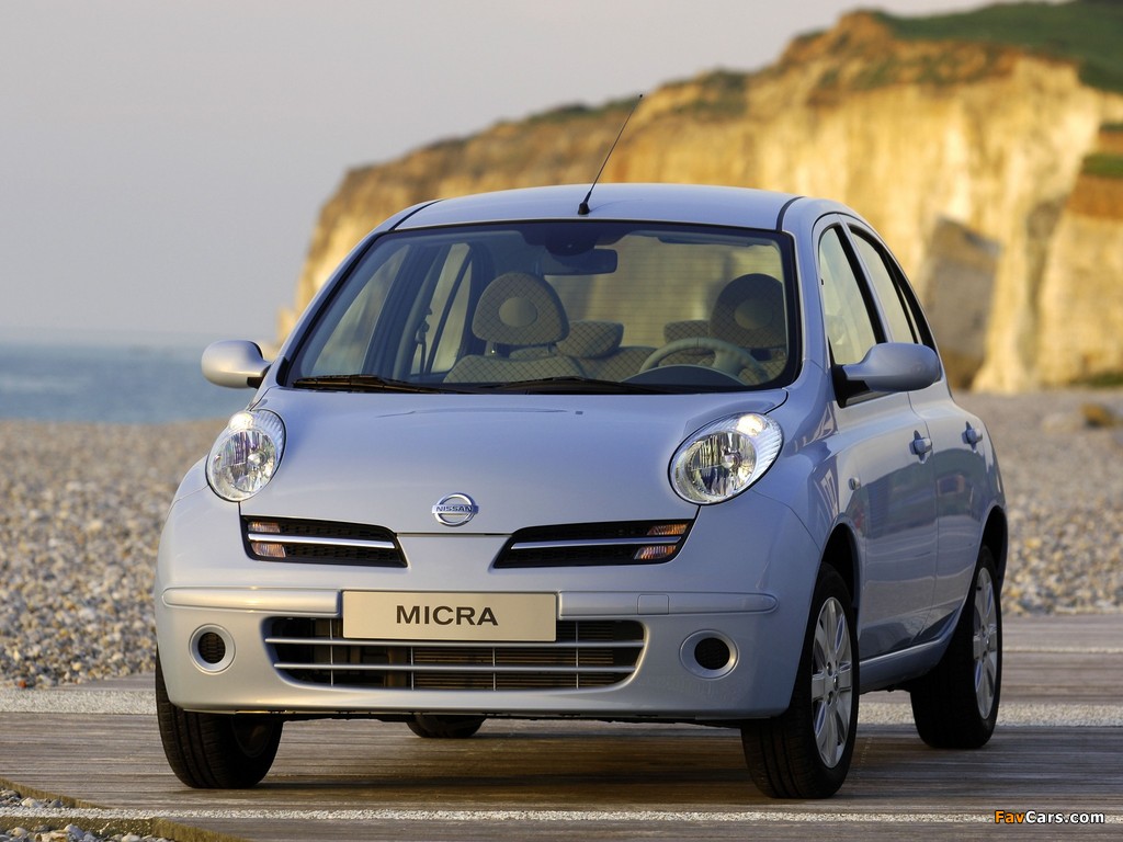 Nissan Micra 5-door (K12) 2005–07 images (1024 x 768)
