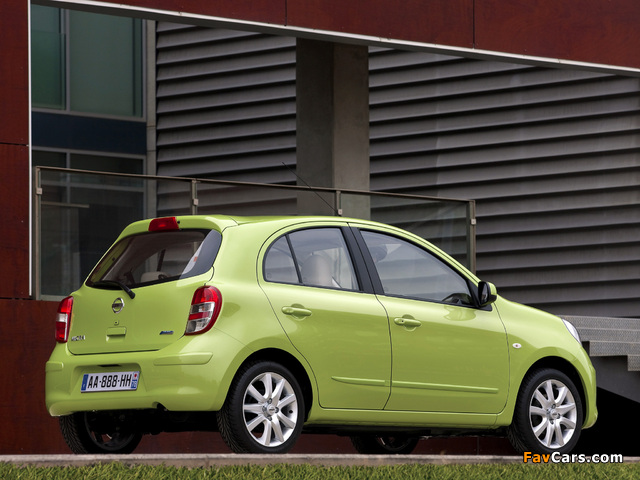 Nissan Micra 5-door (K13) 2010 images (640 x 480)