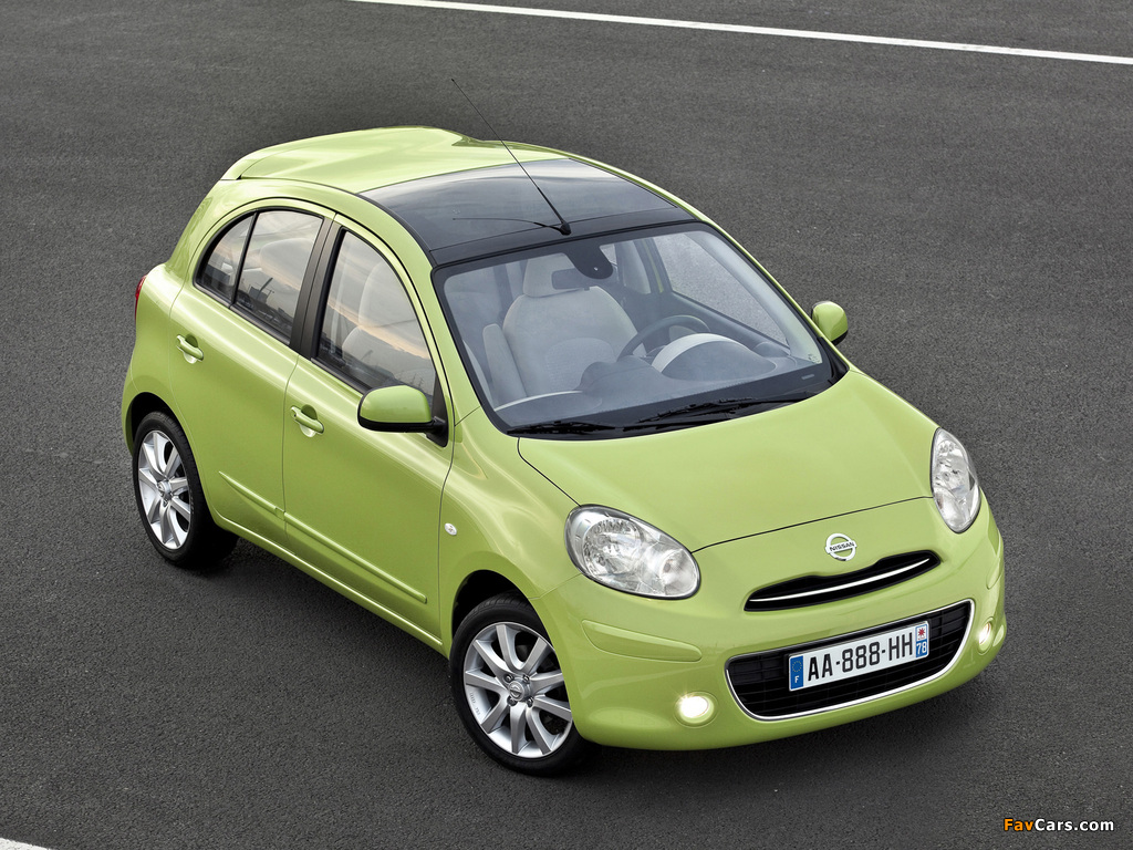 Nissan Micra 5-door (K13) 2010 wallpapers (1024 x 768)