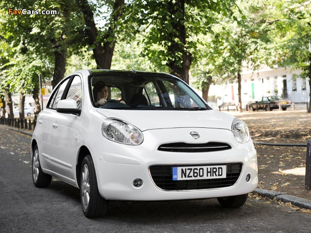 Nissan Micra 5-door UK-spec (K13) 2010 wallpapers (640 x 480)