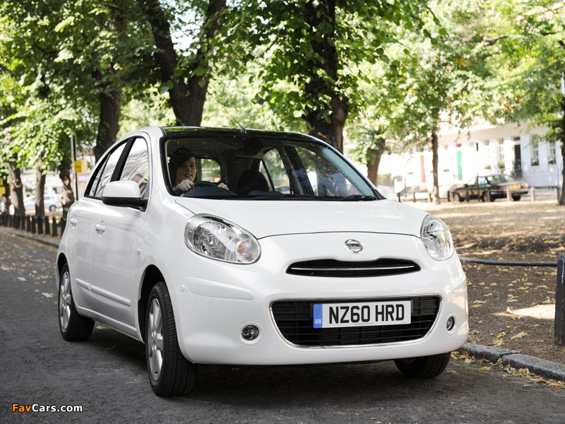 Nissan Micra 5-door UK-spec (K13) 2010 wallpapers (800 x 600)