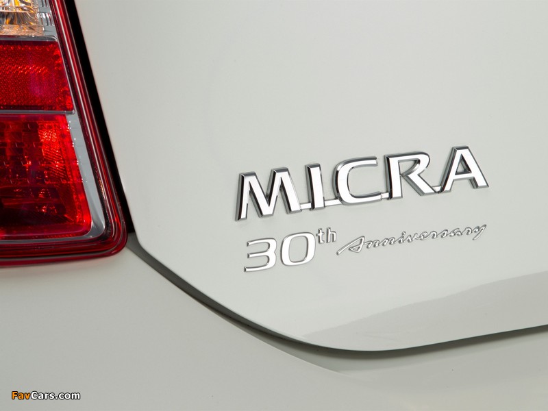 Nissan Micra 30th Anniversary (K13) 2013 photos (800 x 600)