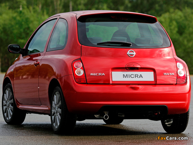 Photos of Nissan Micra 160SR 3-door (K12) 2005–07 (640 x 480)
