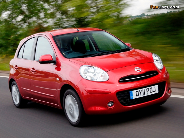 Pictures of Nissan Micra 5-door UK-spec (K13) 2010 (640 x 480)