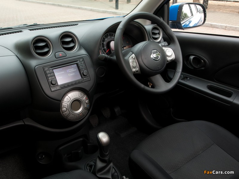 Pictures of Nissan Micra 5-door UK-spec (K13) 2010 (800 x 600)