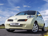 Nissan Micra 5-door UK-spec (K12) 2003–05 wallpapers