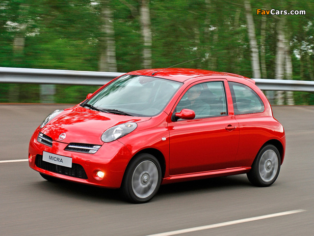 Nissan Micra 160SR 3-door (K12) 2005–07 wallpapers (640 x 480)