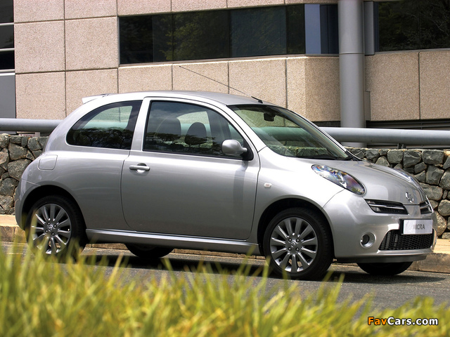 Nissan Micra dCi 3-door ZA-spec (K12C) 2006–07 wallpapers (640 x 480)