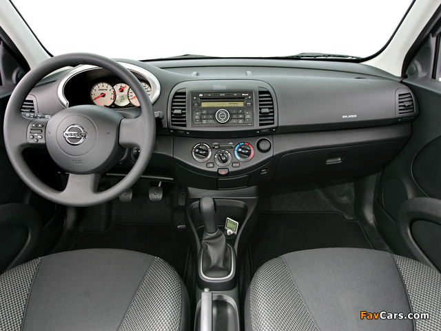 Nissan Micra 5-door (K12C) 2007–10 wallpapers (640 x 480)