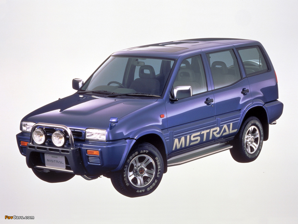 Nissan Mistral (R20) 1994–96 wallpapers (1024 x 768)