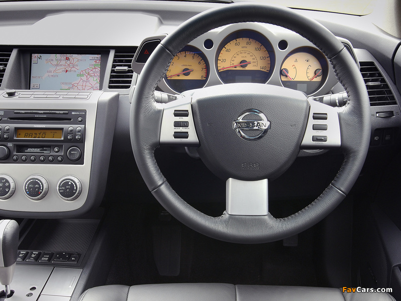 Pictures of Nissan Murano UK-spec (Z50) 2005–08 (800 x 600)