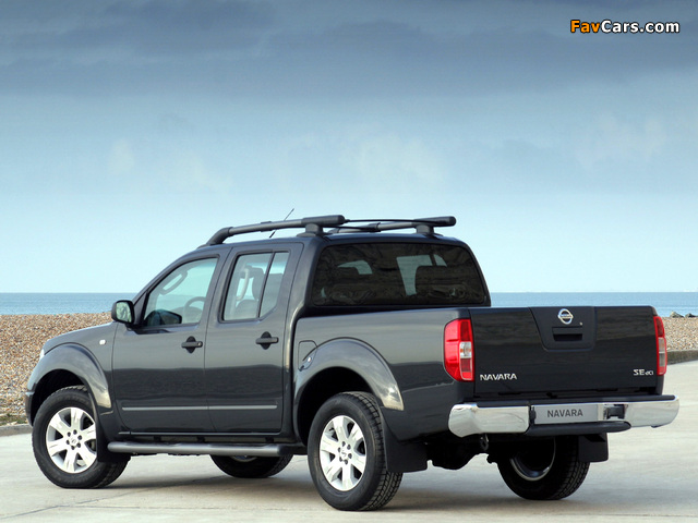 Nissan Navara Double Cab (D40) 2005–10 pictures (640 x 480)