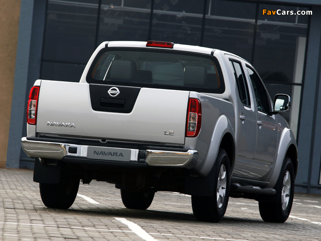 Nissan Navara Double Cab (D40) 2005–10 pictures (640 x 480)