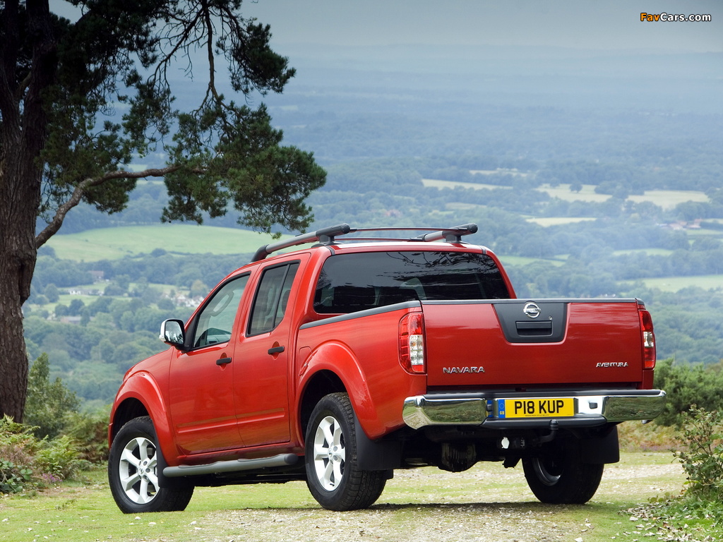 Nissan Navara Double Cab UK-spec (D40) 2005–10 pictures (1024 x 768)