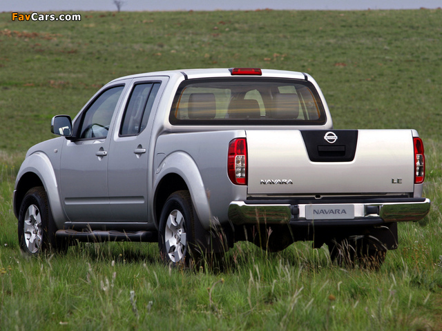 Nissan Navara Double Cab (D40) 2005–10 wallpapers (640 x 480)