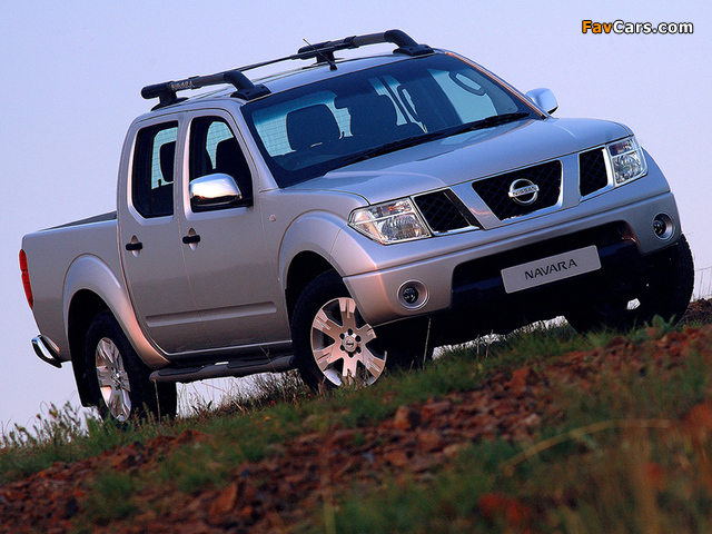 Nissan Navara Double Cab ZA-spec (D40) 2005–10 wallpapers (640 x 480)