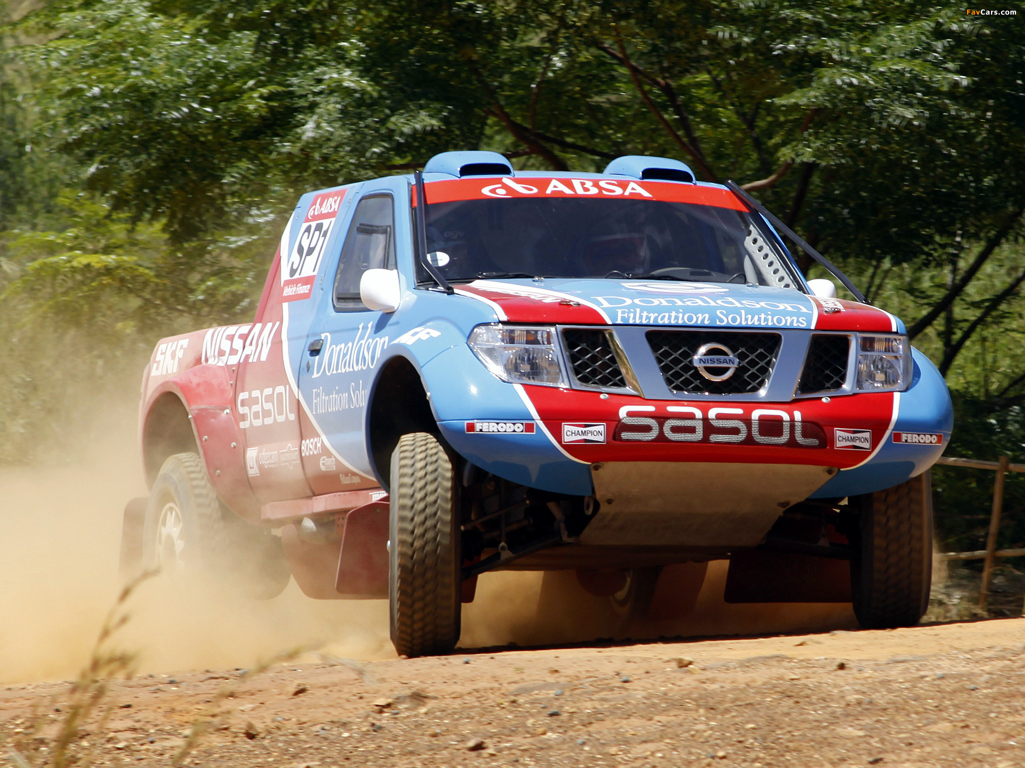 Nissan Navara Rally Car (D40) 2006–10 photos (2048 x 1536)