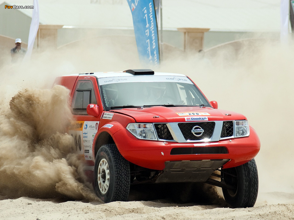 Nissan Navara Rally Car (D40) 2006–10 wallpapers (1024 x 768)