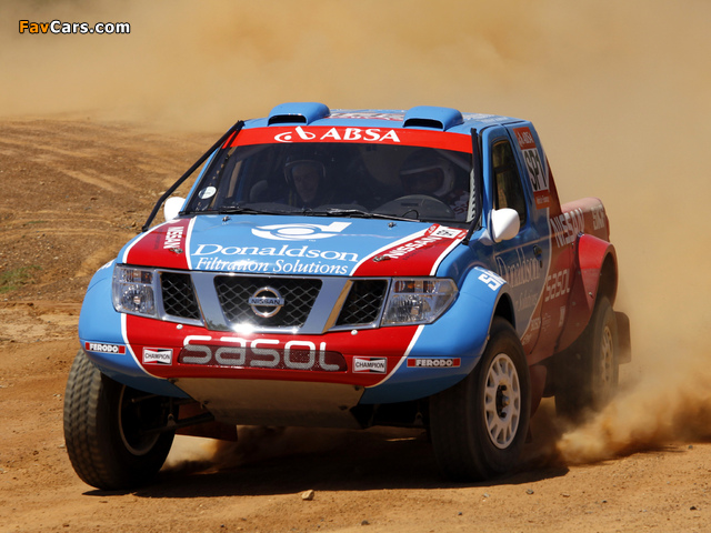 Nissan Navara Rally Car (D40) 2006–10 wallpapers (640 x 480)