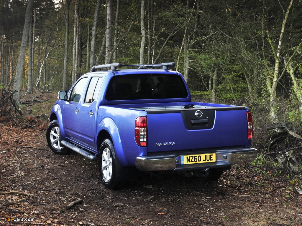 Nissan Navara Double Cab UK-spec (D40) 2010 pictures (1024 x 768)