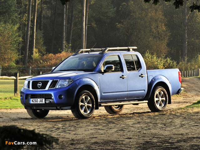 Nissan Navara Double Cab UK-spec (D40) 2010 wallpapers (640 x 480)