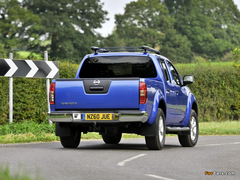 Nissan Navara Double Cab UK-spec (D40) 2010 wallpapers (800 x 600)