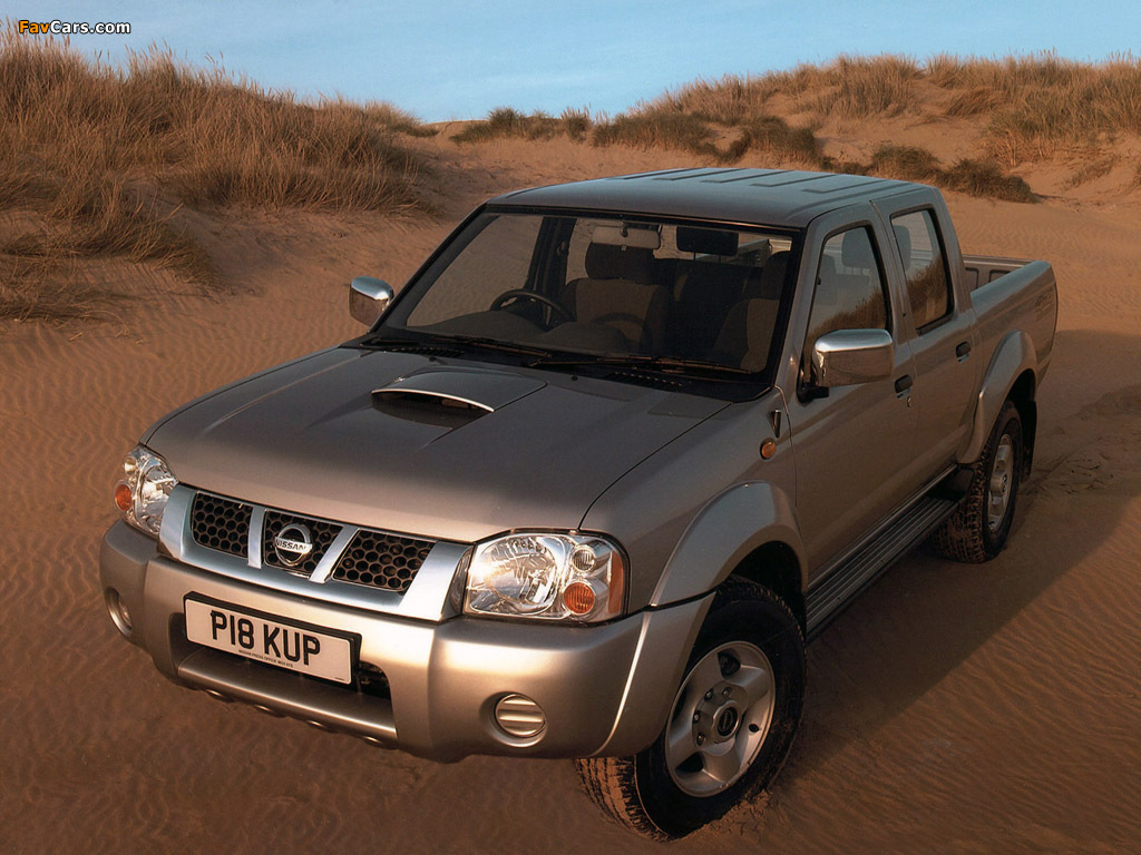 Photos of Nissan Pickup Navara Crew Cab UK-spec (D22) 2001–05 (1024 x 768)