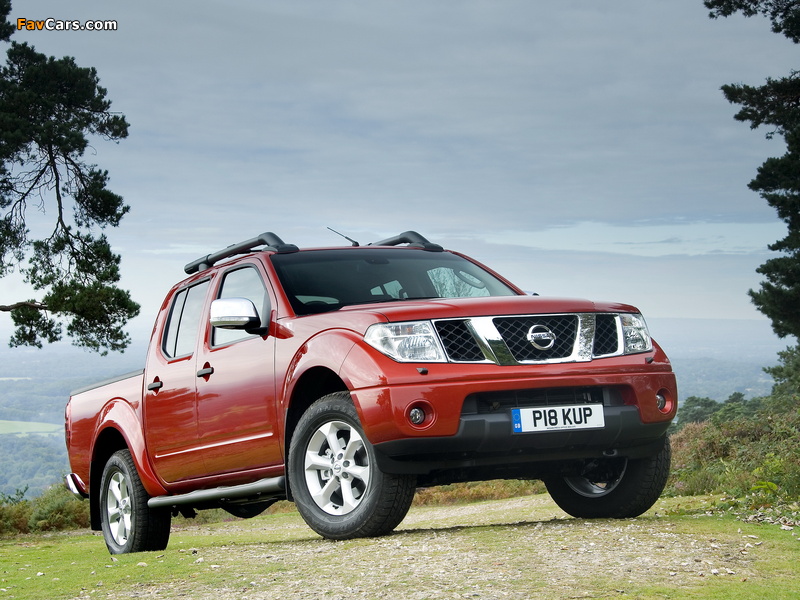 Pictures of Nissan Navara Double Cab UK-spec (D40) 2005–10 (800 x 600)