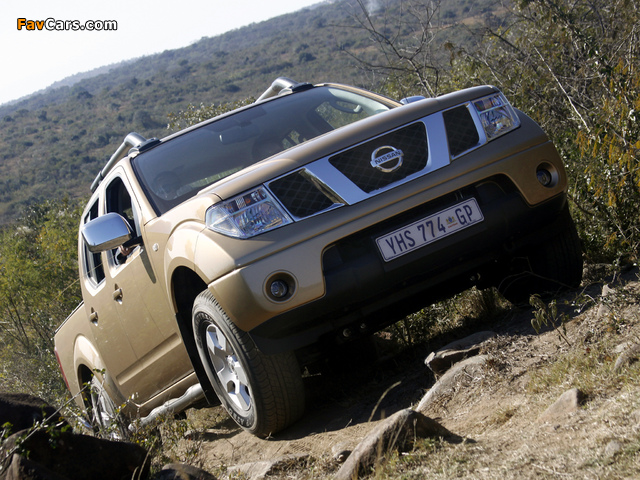 Pictures of Nissan Navara Double Cab ZA-spec (D40) 2005–10 (640 x 480)