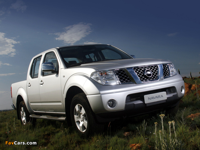 Nissan Navara Double Cab (D40) 2005–10 wallpapers (640 x 480)