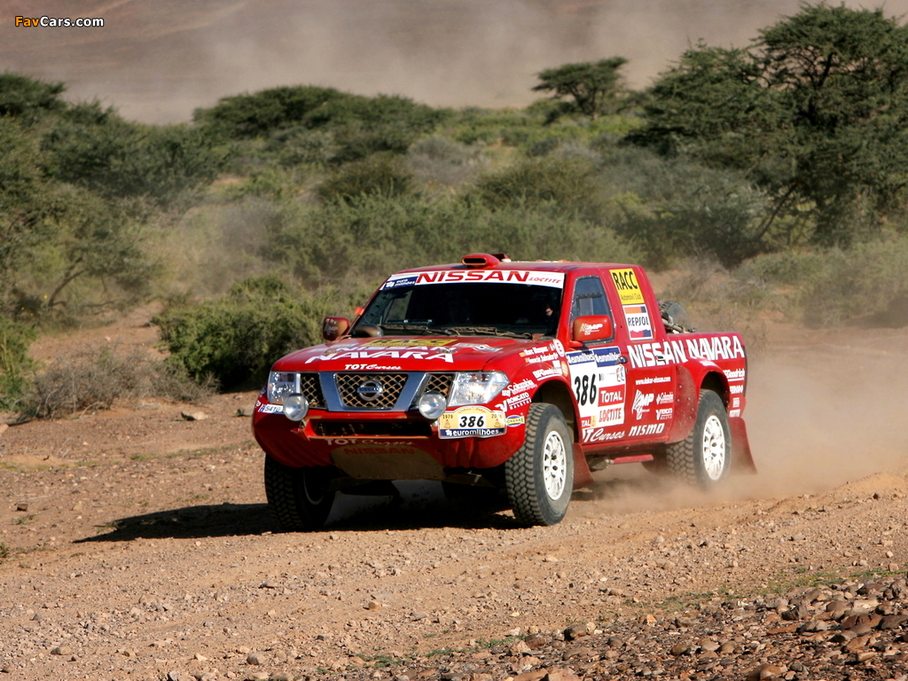 Nissan Navara Rally Car (D40) 2006–10 wallpapers (1024 x 768)