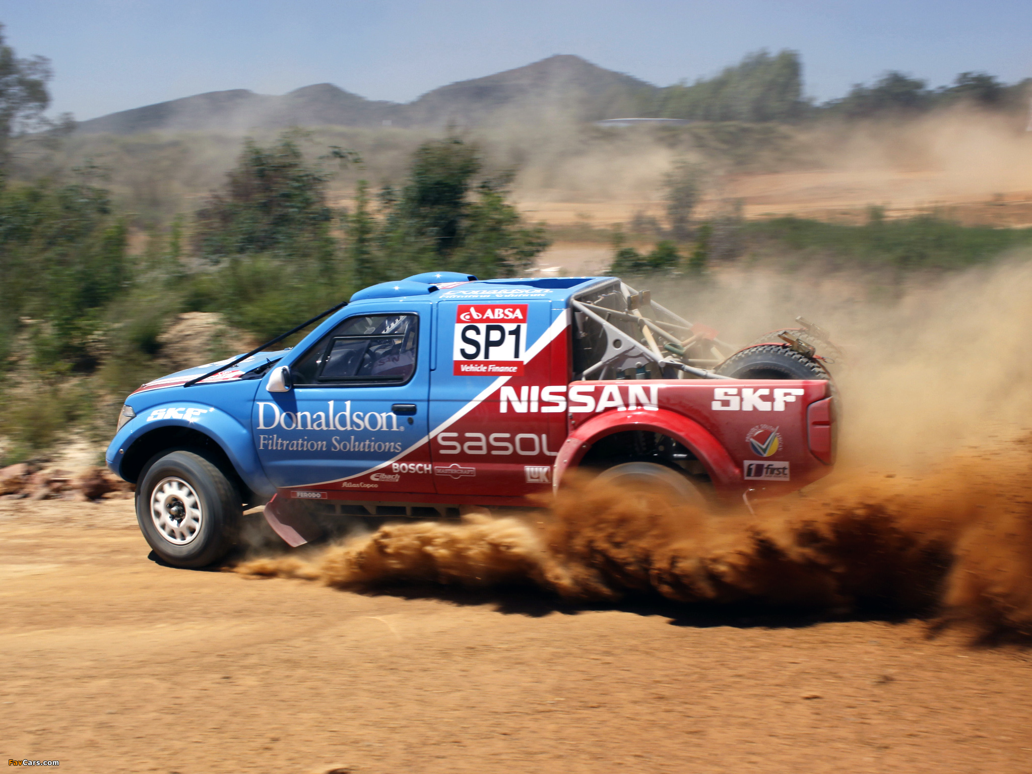 Nissan Navara Rally Car (D40) 2006–10 wallpapers (2048 x 1536)