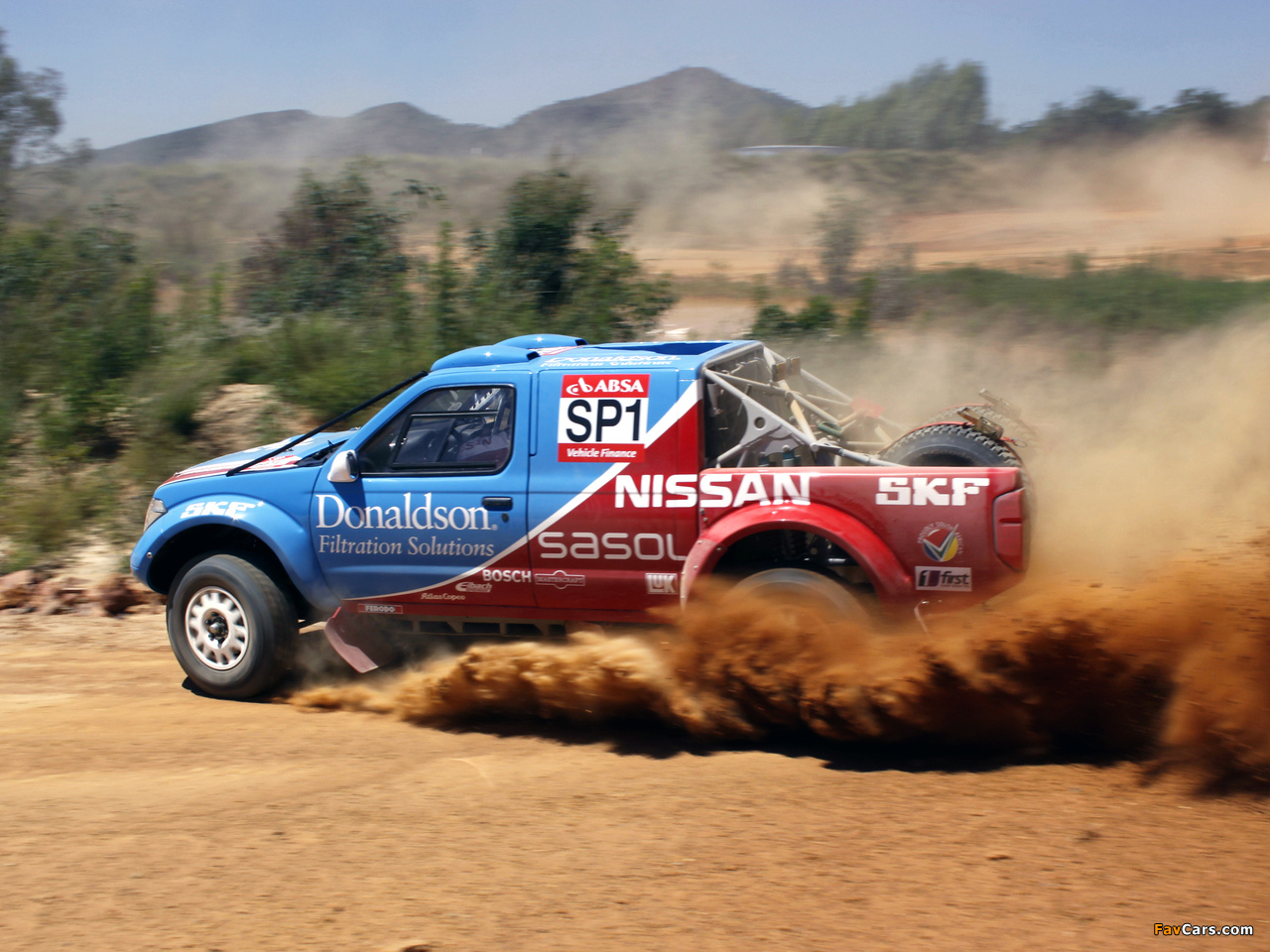 Nissan Navara Rally Car (D40) 2006–10 wallpapers (1280 x 960)