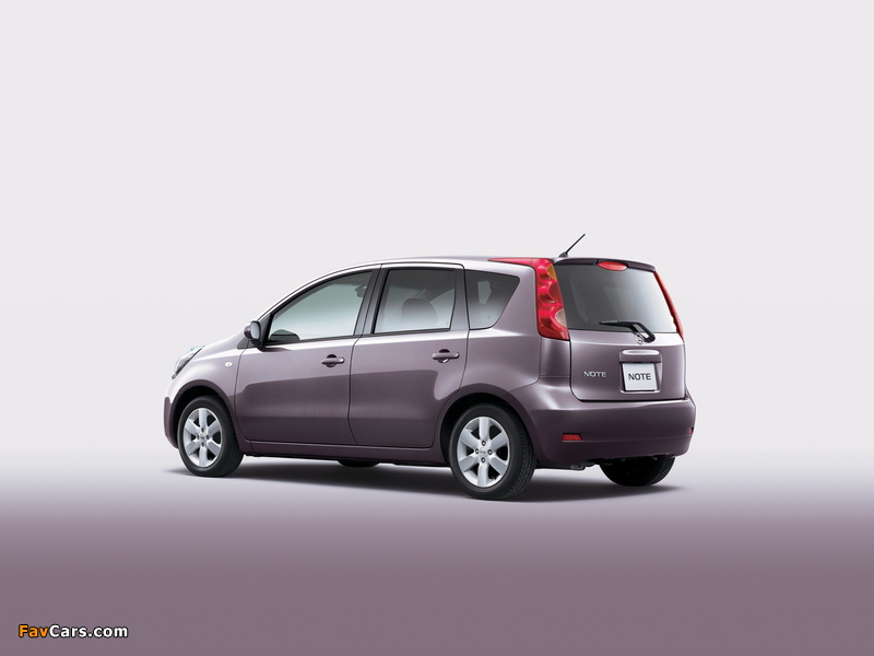 Nissan Note JP-spec (E11) 2008–12 wallpapers (800 x 600)