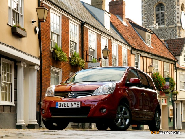 Nissan Note UK-spec (E11) 2009–13 photos (640 x 480)