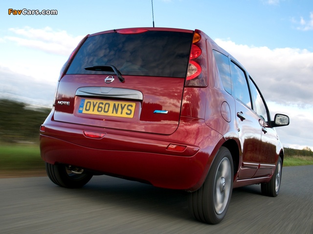 Nissan Note UK-spec (E11) 2009–13 wallpapers (640 x 480)
