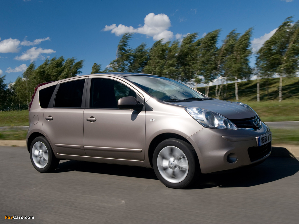 Nissan Note (E11) 2009–13 wallpapers (1024 x 768)