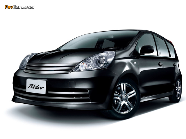 Pictures of Autech Nissan Note Rider Black Line (E11) 2011 (640 x 480)