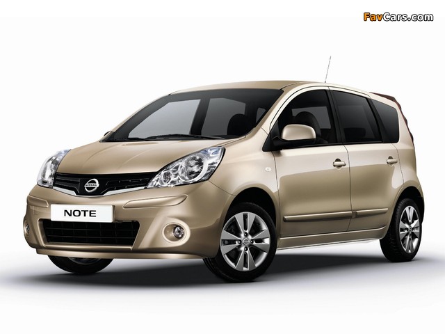 Nissan Note (E11) 2009–13 wallpapers (640 x 480)