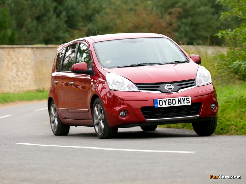 Nissan Note UK-spec (E11) 2009–13 wallpapers (800 x 600)