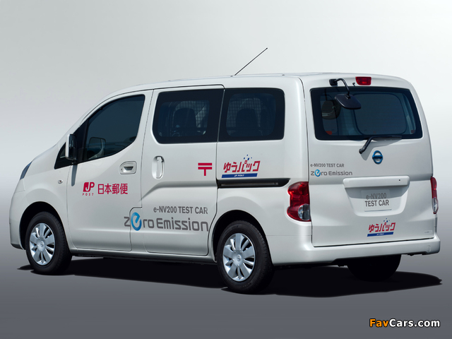 Pictures of Nissan e-NV200 Test Car 2011 (640 x 480)
