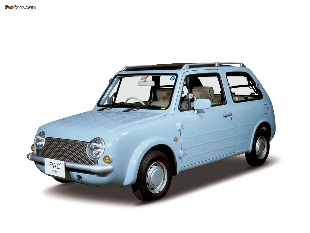Nissan Pao Canvas Top 1989–90 pictures (1024 x 768)