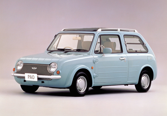 Pictures of Nissan Pao Canvas Top 1989–90
