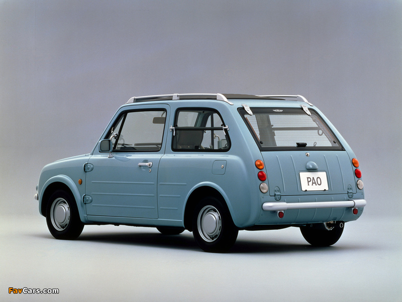 Nissan Pao Canvas Top 1989–90 wallpapers (800 x 600)