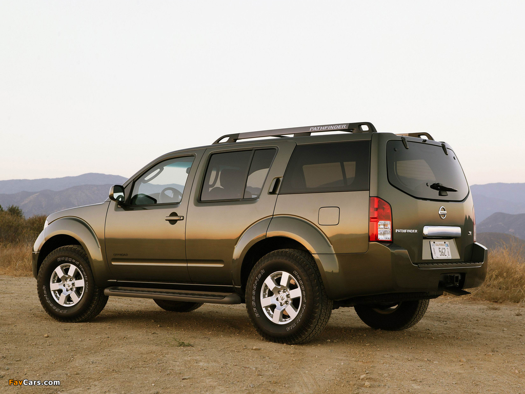 Nissan Pathfinder US-spec (R51) 2004–07 pictures (1024 x 768)